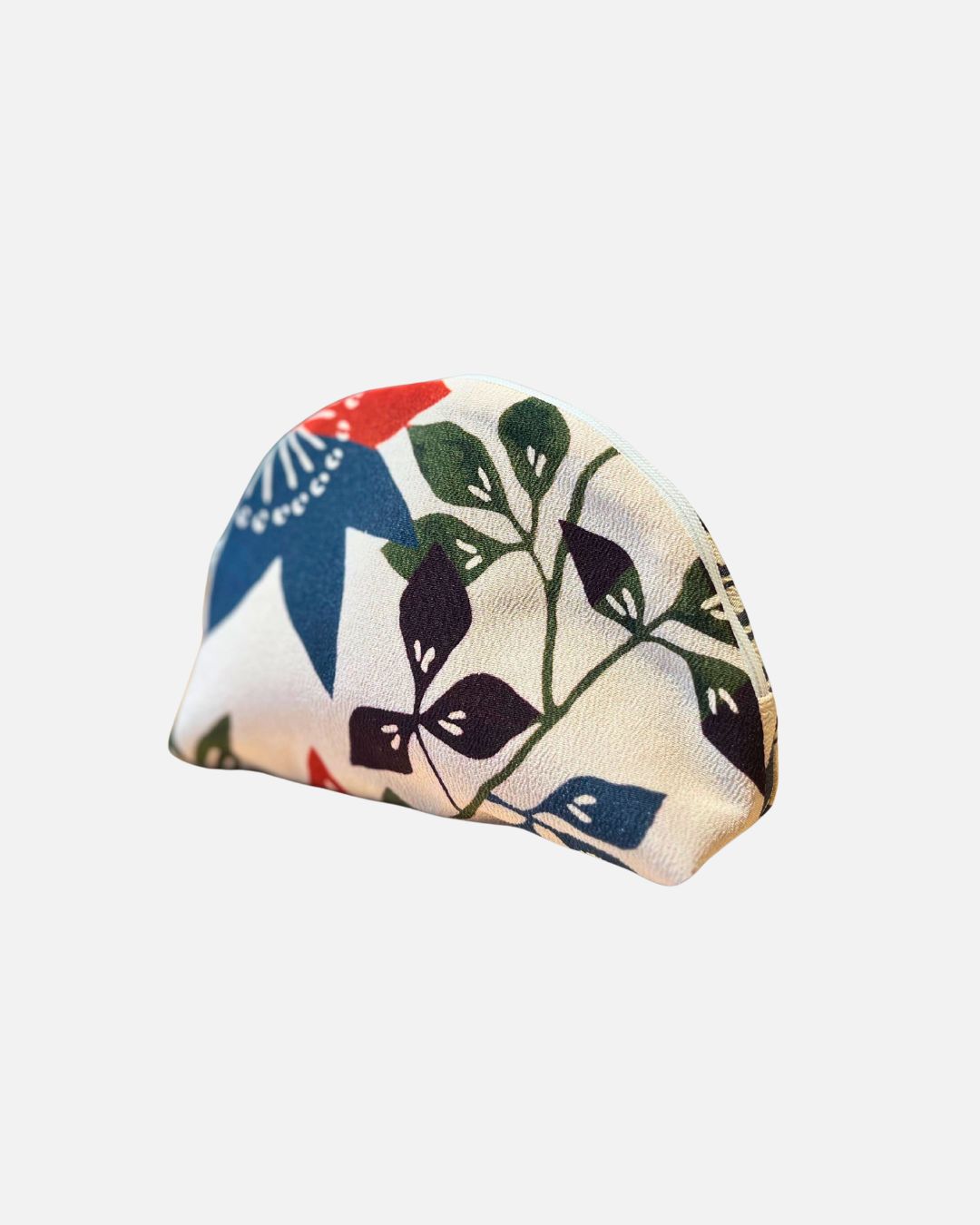Pochette demi-cercle en tissu traditionnel japonais