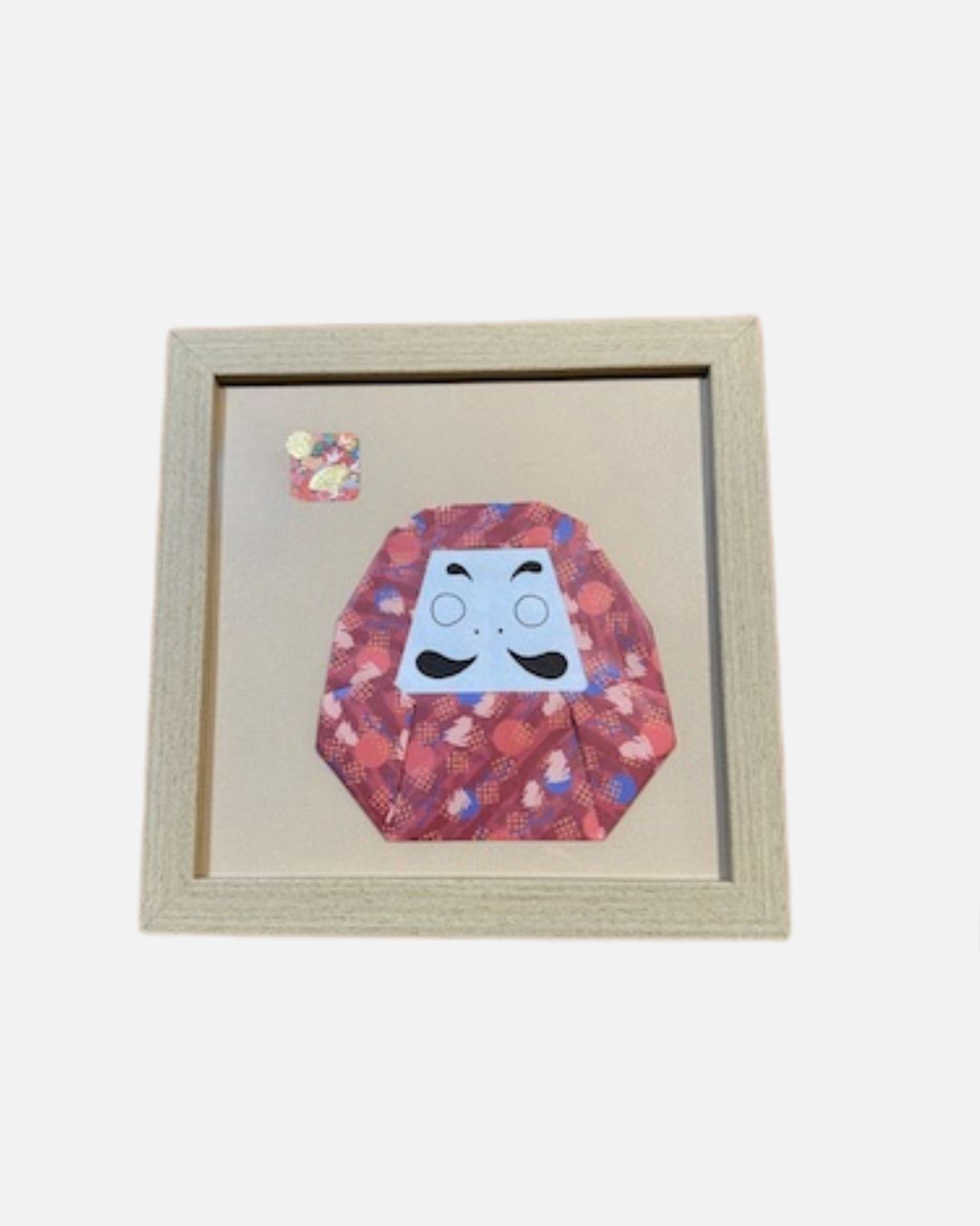 Tableau Daruma en origami