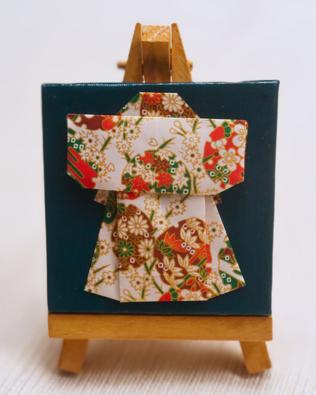 Tableau kimono en origami