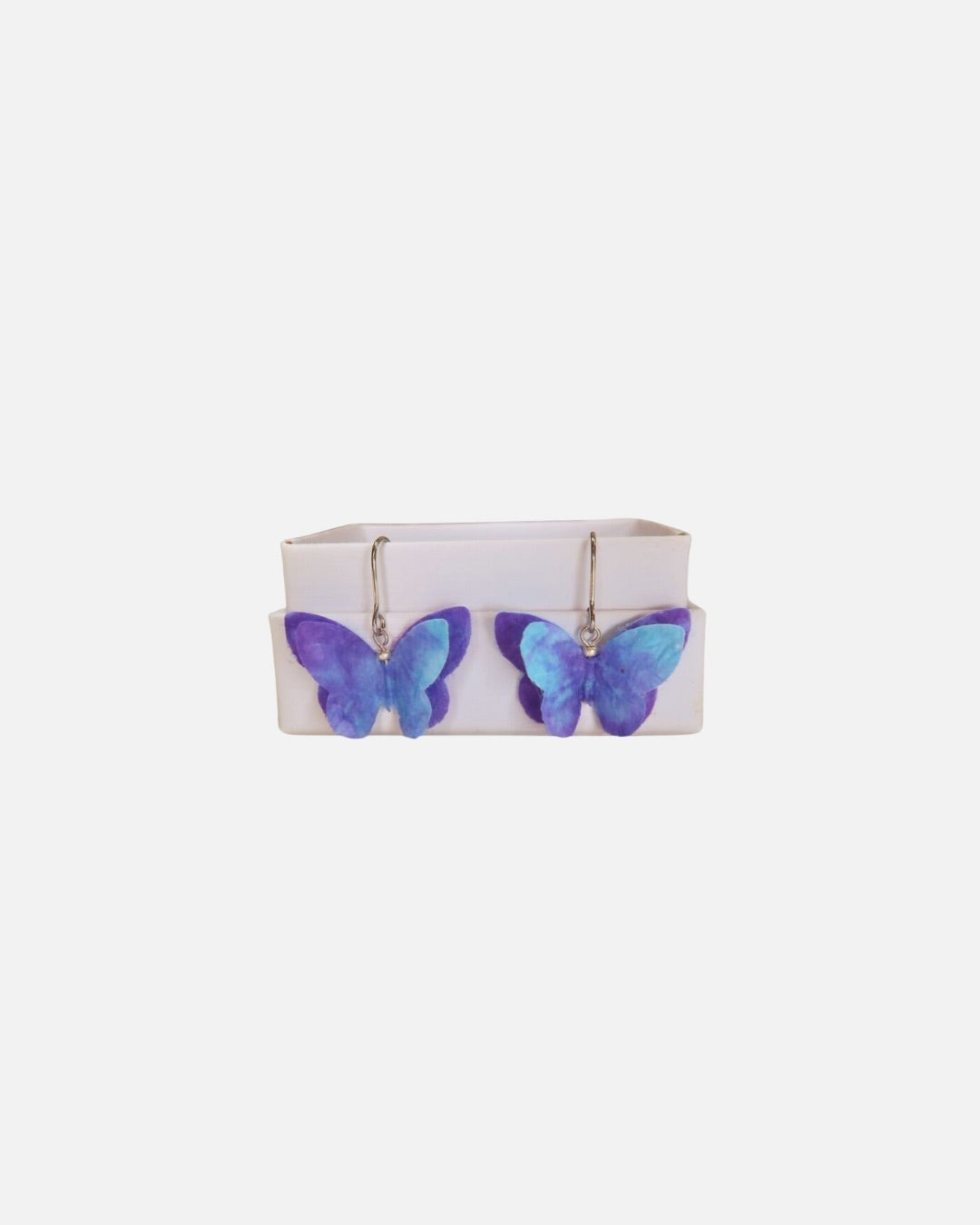 Boucles d'oreilles papillon en papier