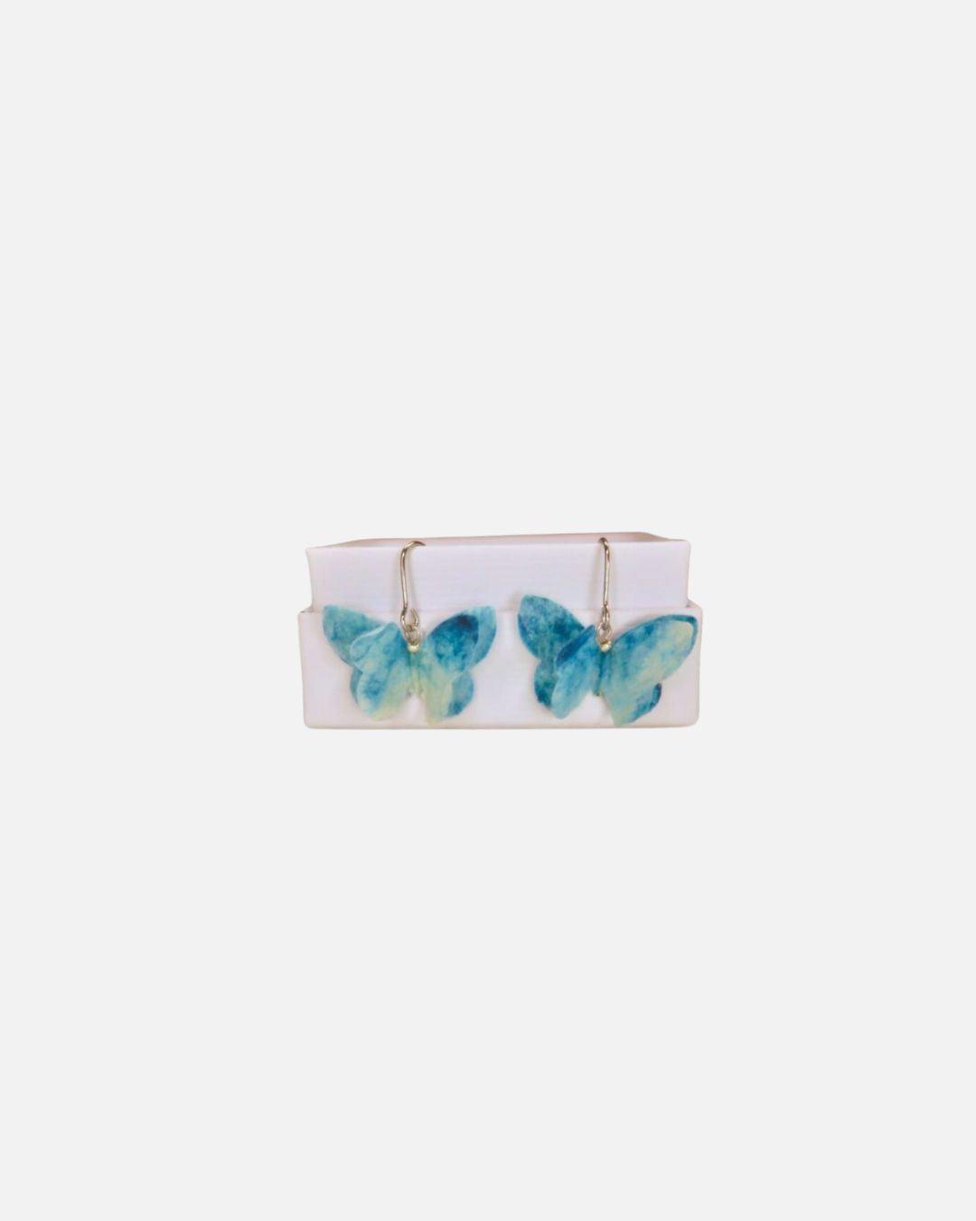Boucles d'oreilles papillon en papier