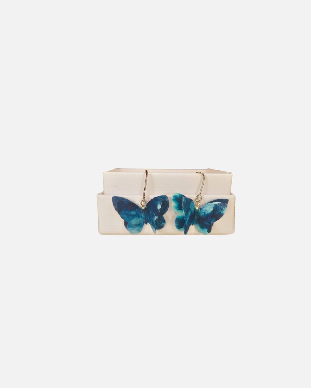 Boucles d'oreilles papillon en papier