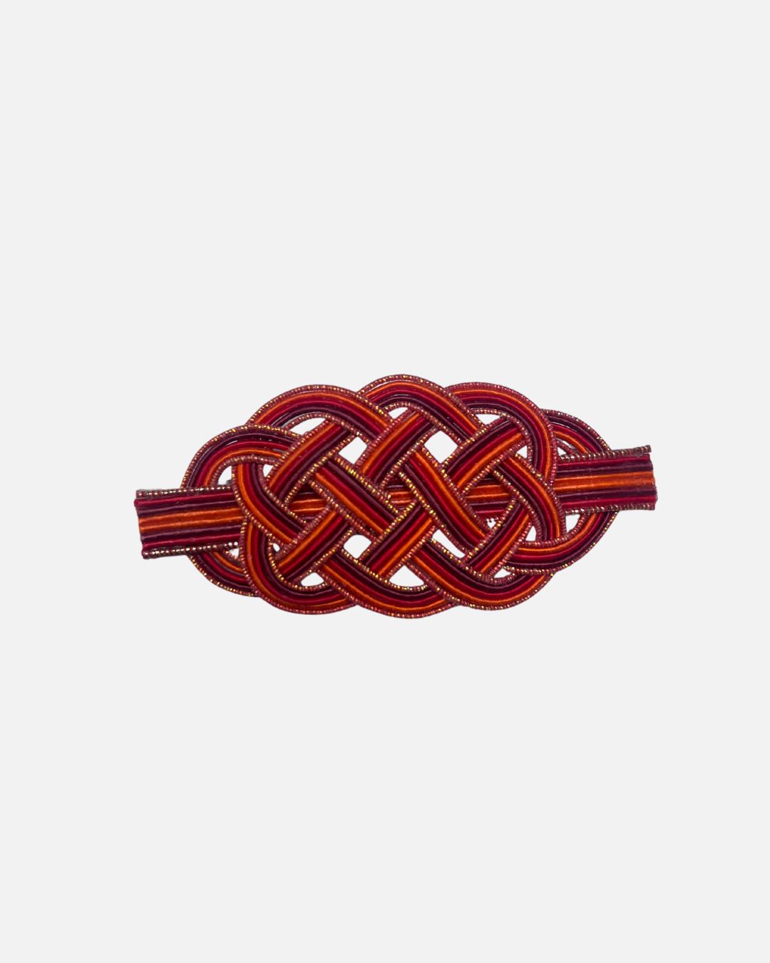 Barrette moyenne nœud awaji mizuhiki