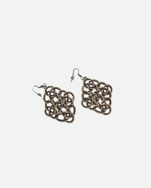 Boucles d'oreilles nœud awaji mizuhiki