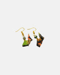 Boucles d'oreilles lapin en origami