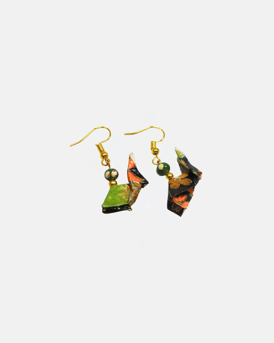 Boucles d'oreilles lapin en origami