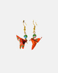 Boucles d'oreilles papillon en origami