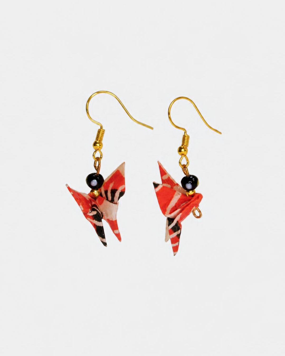 Boucles d'oreilles papillon en origami