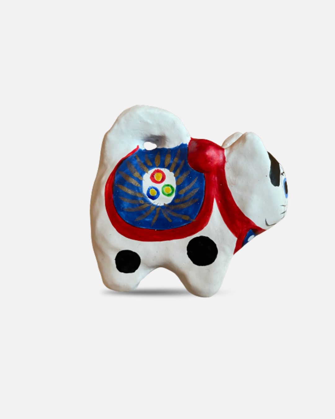 Figurine Chien en papier mâché japonais Hariko