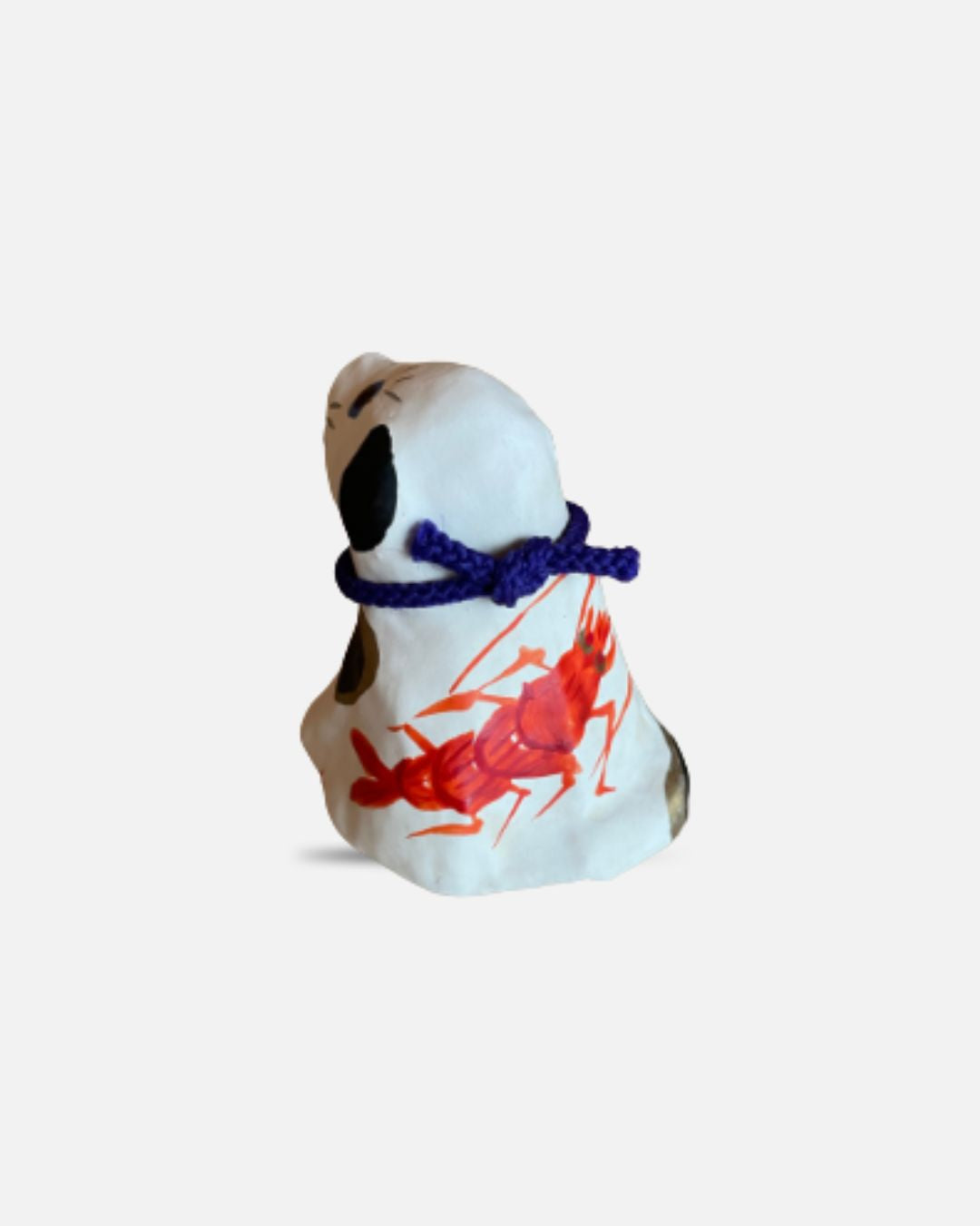 Figurine Ebi-inu en papier mâché japonais Hariko