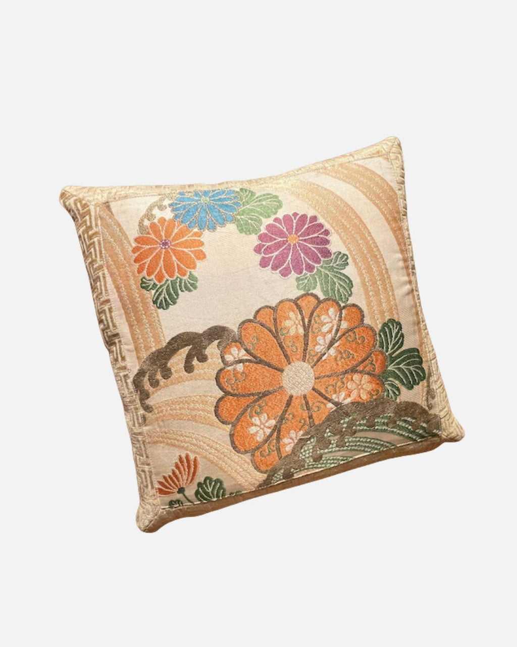 Housse de coussin en tissu traditionnel japonais