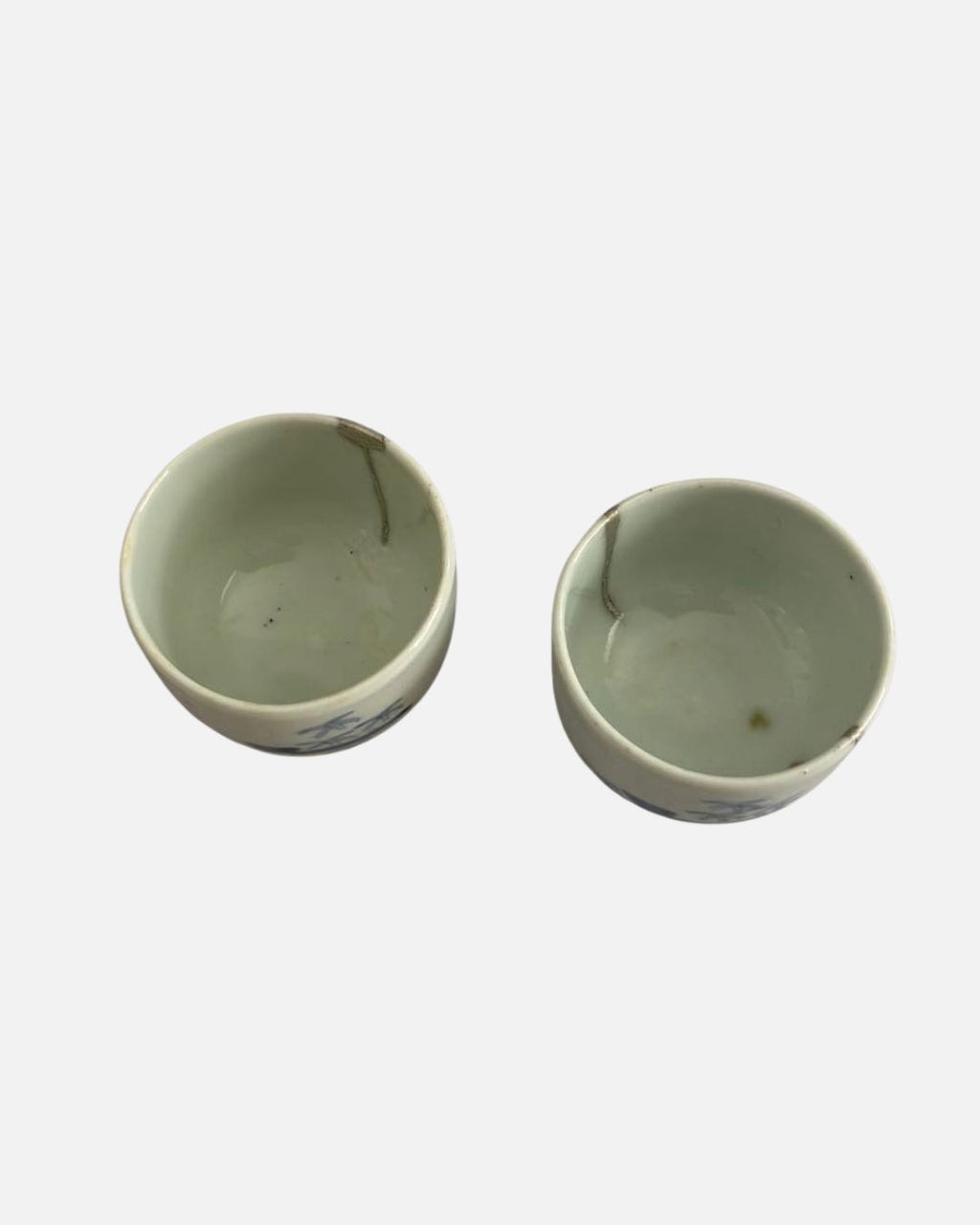 Lot de deux o-choko motif bambou