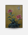 Peinture Nihonga Pivoines