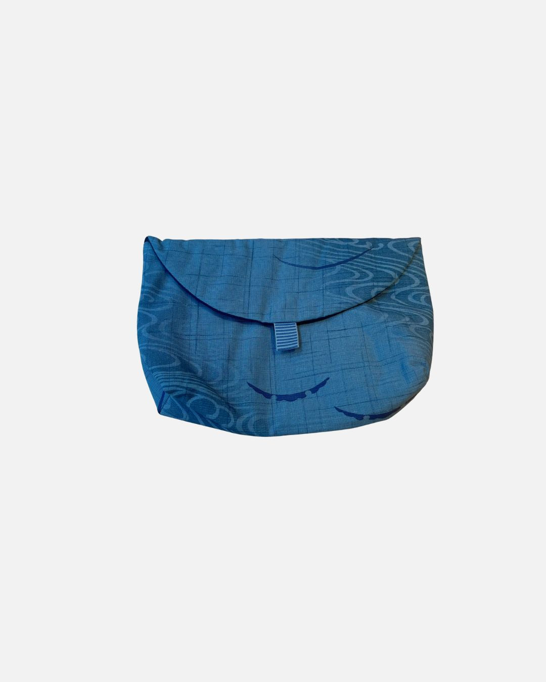 Pochette à rabat upcyclée en tissu traditionnel japonais