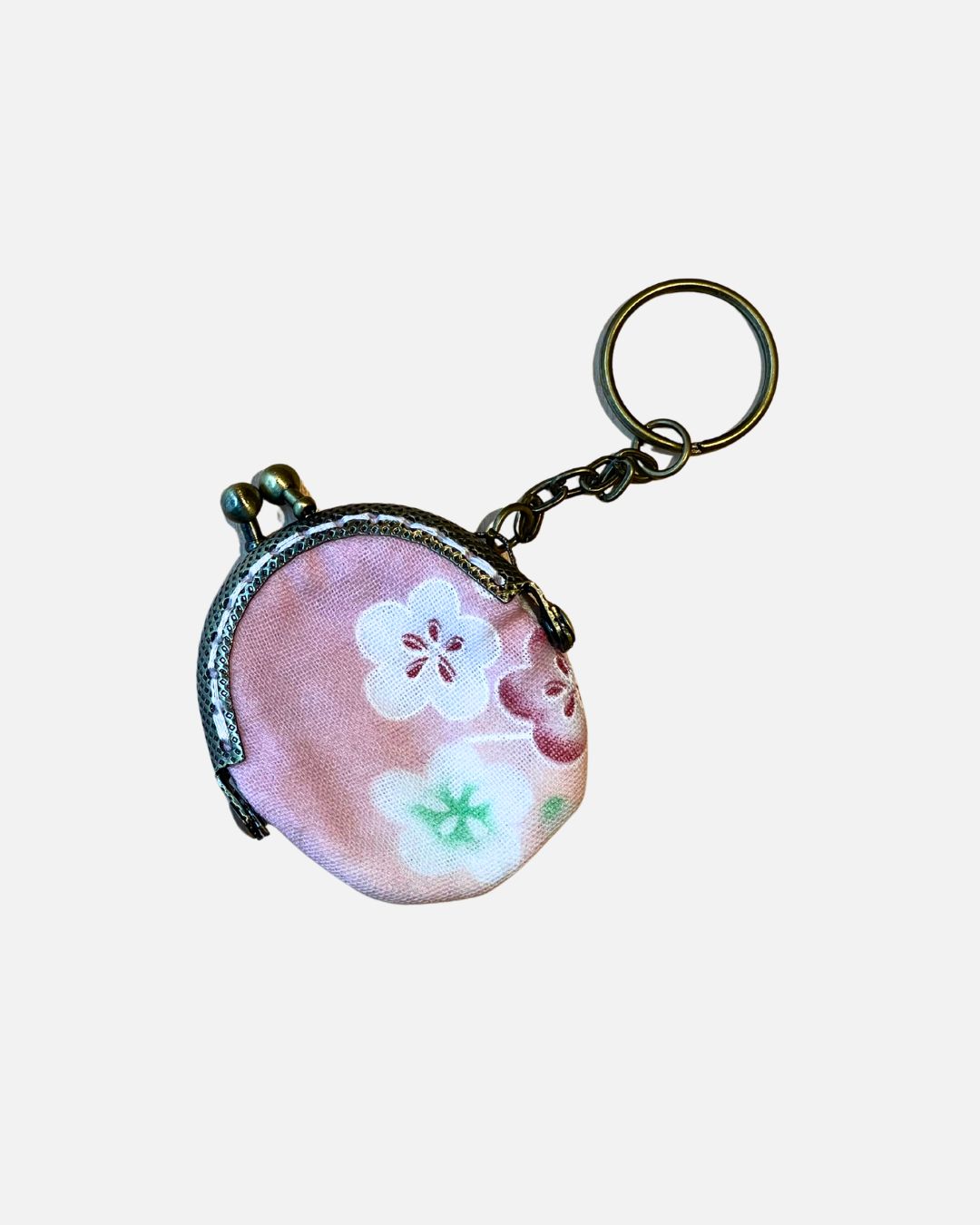 Porte-monnaie porte-clé gamaguchi en tissu traditionnel japonais