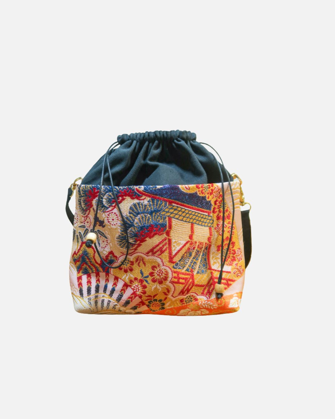 Sac à main bourse en tissu traditionnel japonais